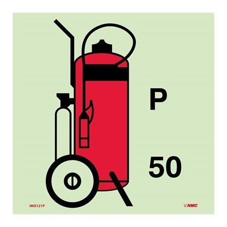 Symbol Fire Extinguisher Powder Whee Imo Label